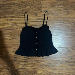 Abercrombie and Fitch Black crop top!